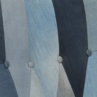 Thumbnail for Schaukelsessel Blau Denim Patchwork Canvas