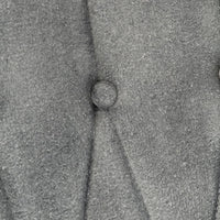 Thumbnail for Schaukelstuhl mit Hocker Grau Vintage Canvas