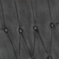 Thumbnail for Schaukelsessel mit Hocker Schwarz Vintage Canvas