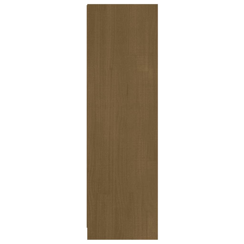 Bücherregal/Raumteiler Honigbraun Massivholz Kiefer