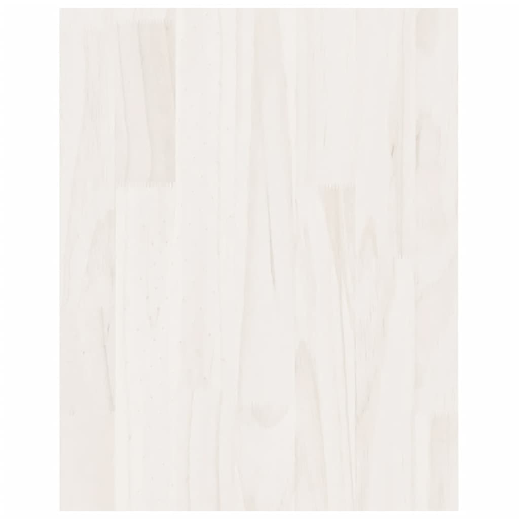 TV-Schrank Weiß 70x33x42 cm Massivholz Kiefer