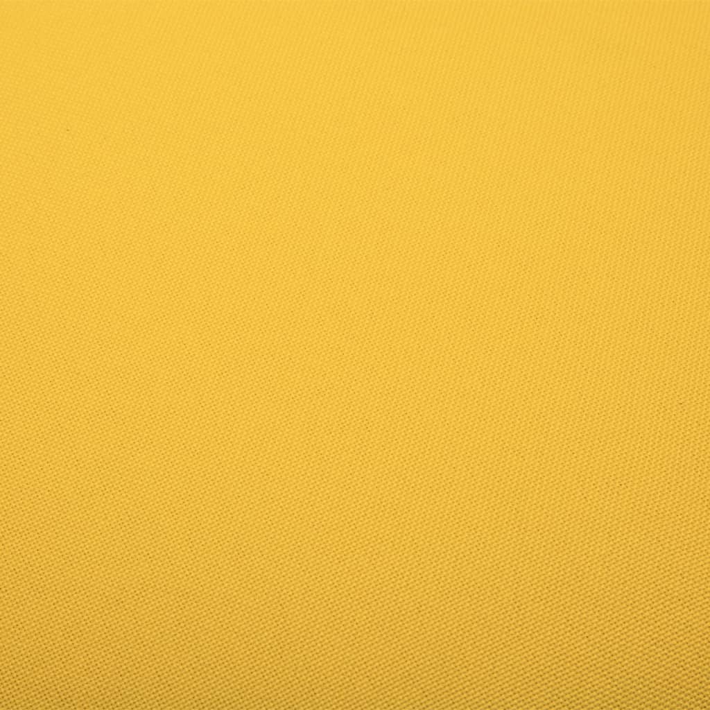 Esszimmerstühle 4 Stk. Drehbar Gelb Stoff