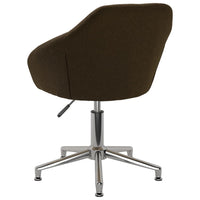 Thumbnail for Esszimmerstuhl Drehbar Dunkelbraun Stoff