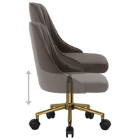 Thumbnail for Esszimmerstühle 4 Stk. Drehbar Dunkelgrau Samt