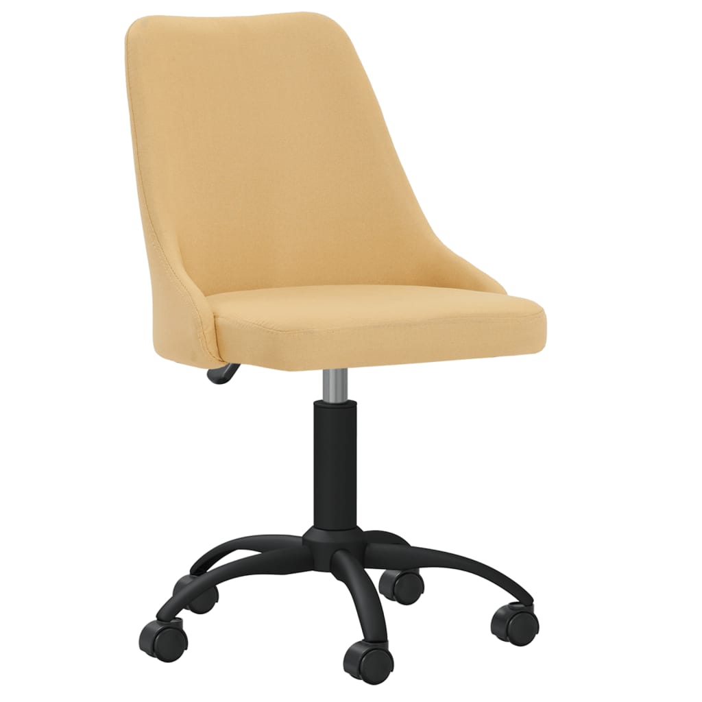 Bürostuhl Drehbar Gelb Stoff