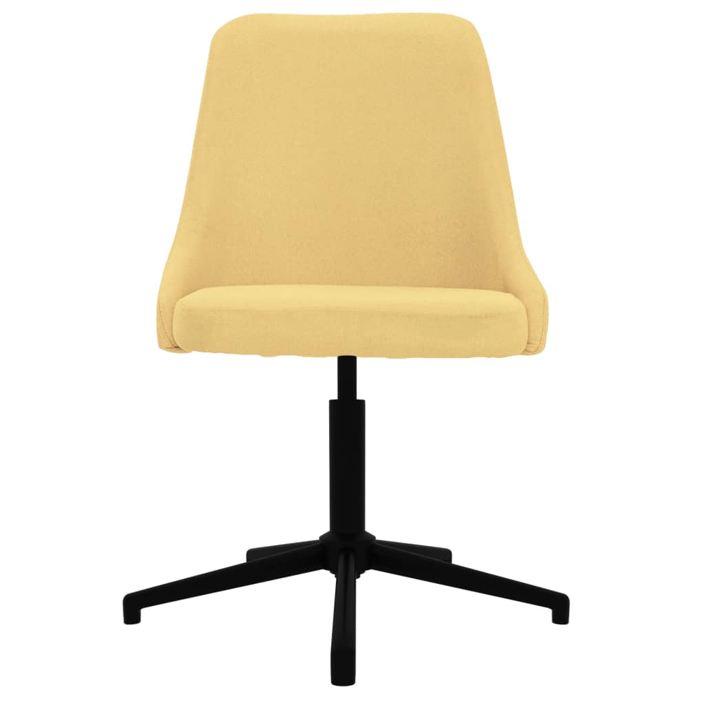 Bürostuhl Drehbar Gelb Stoff