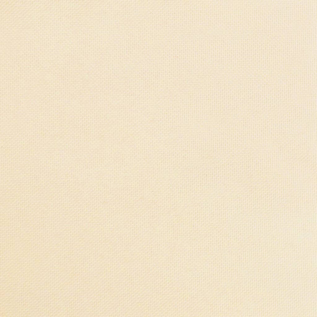 Esszimmerstühle 4 Stk. Drehbar Creme Stoff