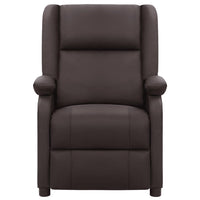 Thumbnail for Aufstehsessel Braun Echtleder