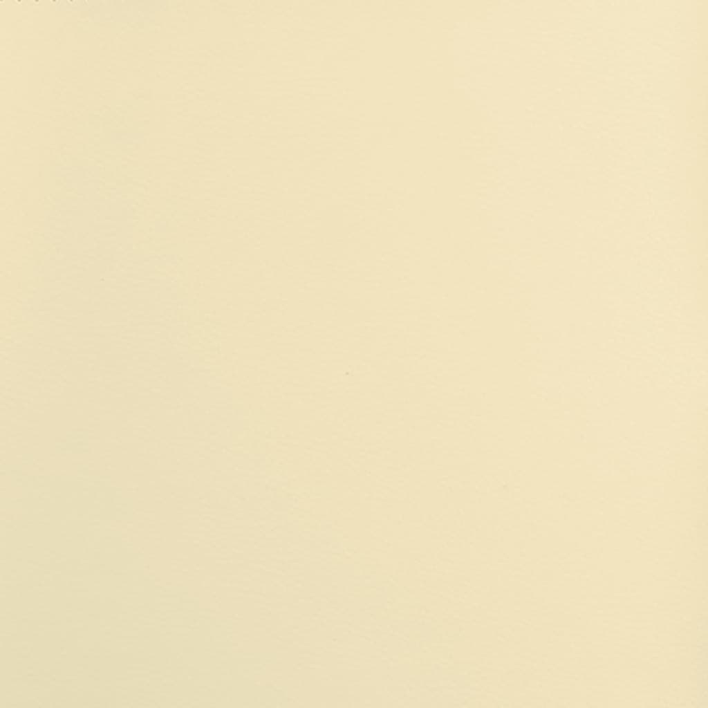 Massagesessel mit Aufstehhilfe Creme Kunstleder