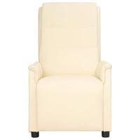 Thumbnail for Massagesessel mit Aufstehhilfe Creme Kunstleder