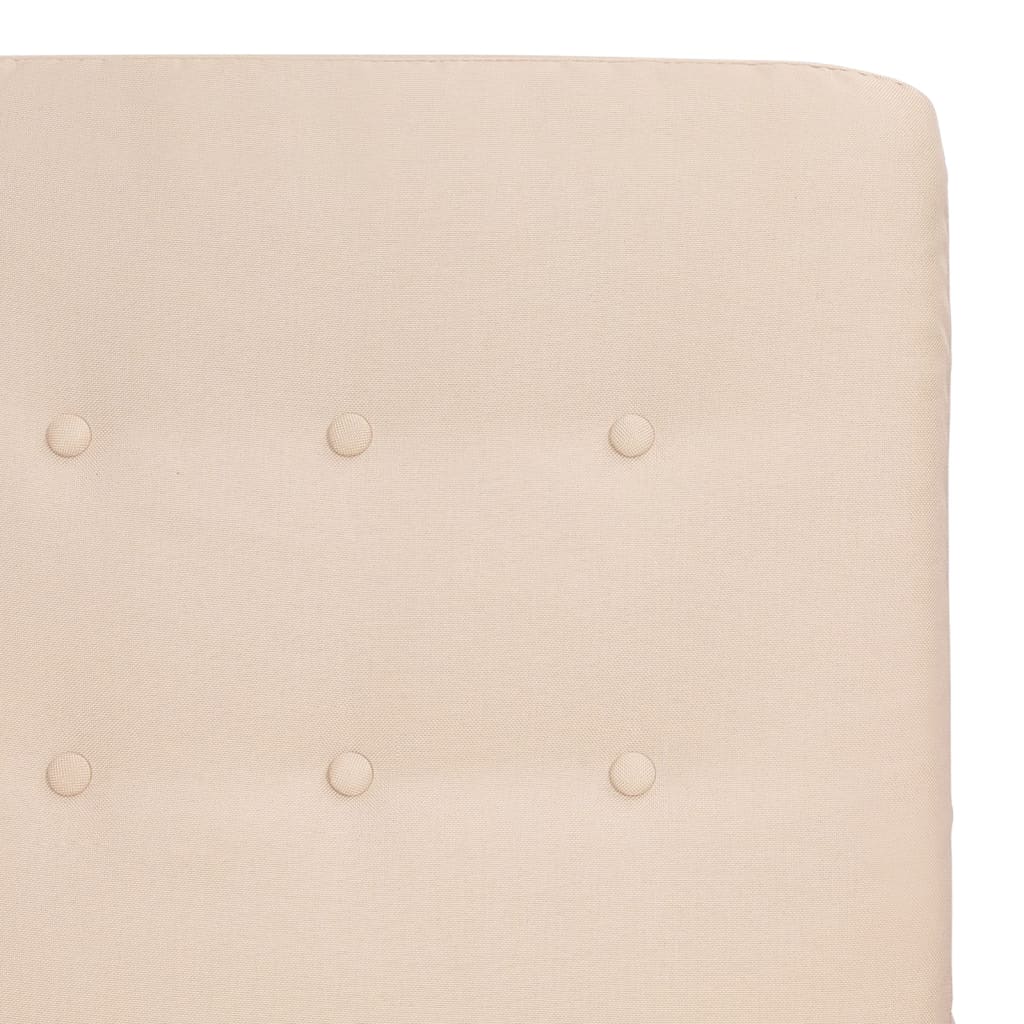 Massagesessel mit Aufstehhilfe Creme Stoff