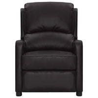 Thumbnail for Massagesessel mit Aufstehhilfe Schwarz Glänzend Kunstleder