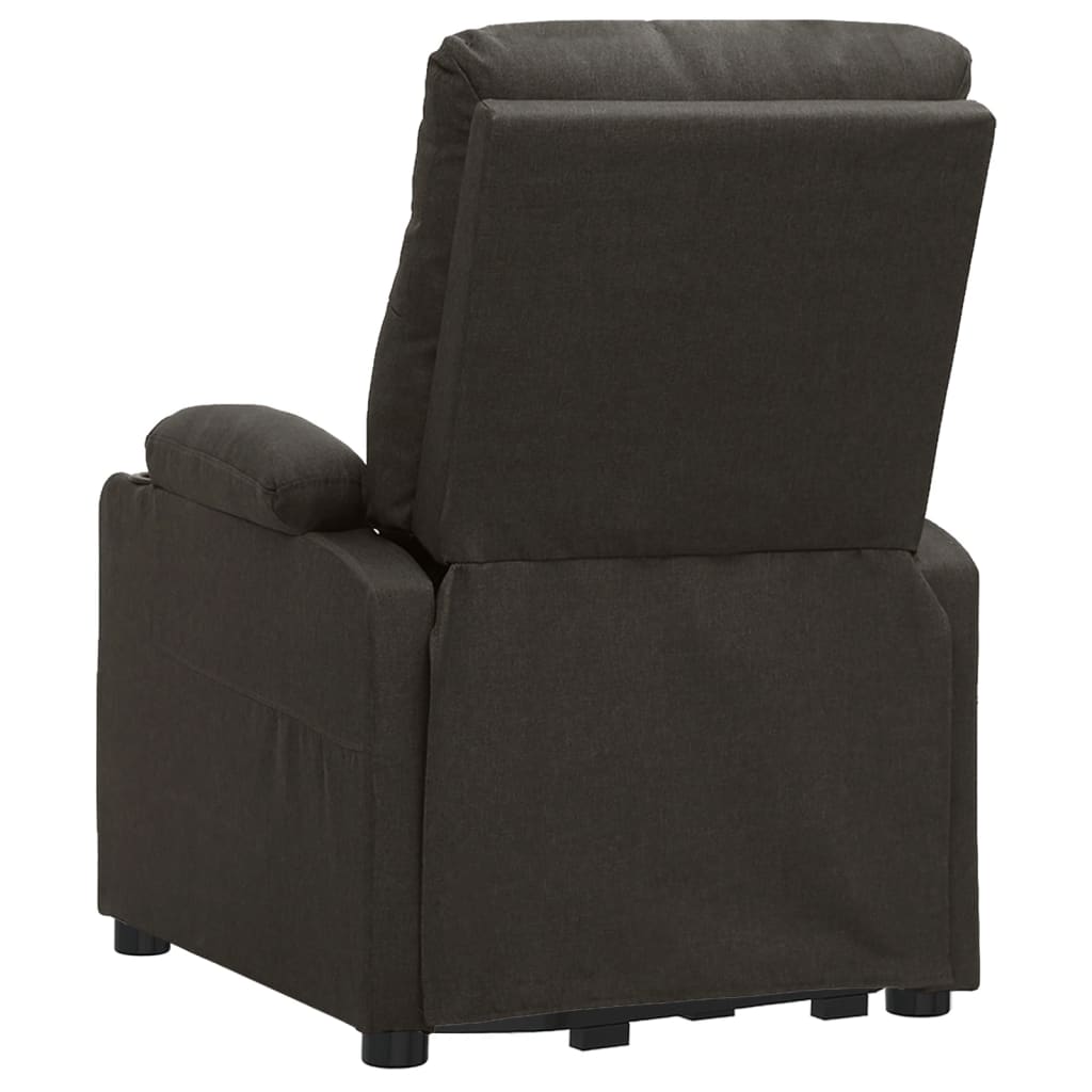 Massagesessel mit Aufstehhilfe Taupe Stoff