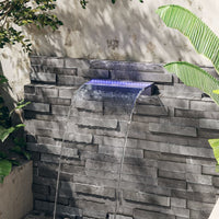 Thumbnail for Wasserfall-Element mit RGB LEDs Acryl 45 cm