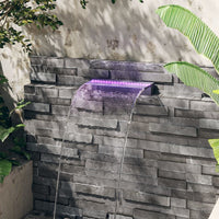 Thumbnail for Wasserfall-Element mit RGB LEDs Acryl 45 cm