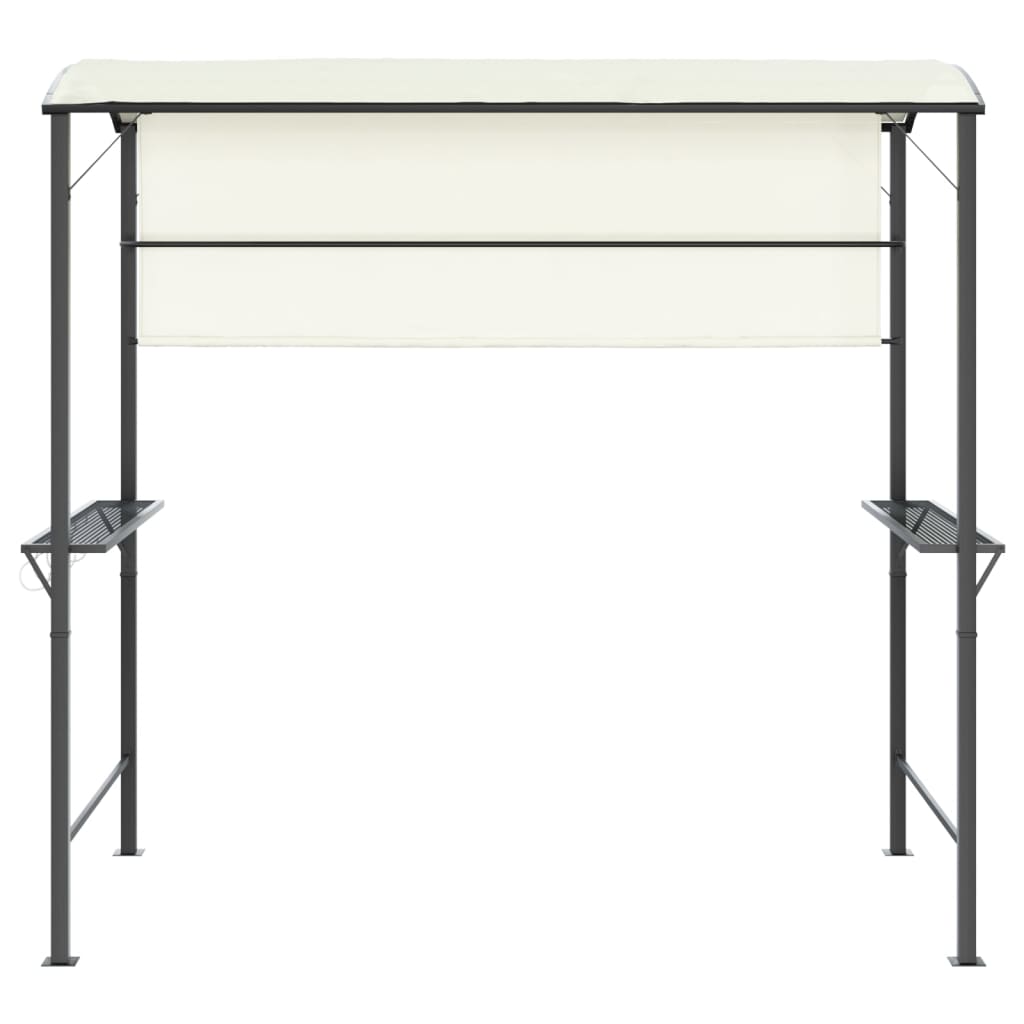 Pavillon mit Dach 220x110x200 cm Creme