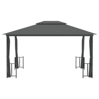 Thumbnail for Pavillon mit Seitenwänden & Doppeldach 3x4 m Anthrazit