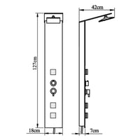 Thumbnail for Duschpaneel-System Glas Braun