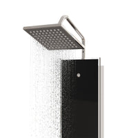 Thumbnail for Duschpaneel Glas 18x45,5x130 cm Schwarz