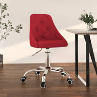 Thumbnail for Esszimmerstuhl Drehbar Weinrot Stoff