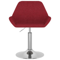 Thumbnail for Esszimmerstuhl Drehbar Weinrot Stoff