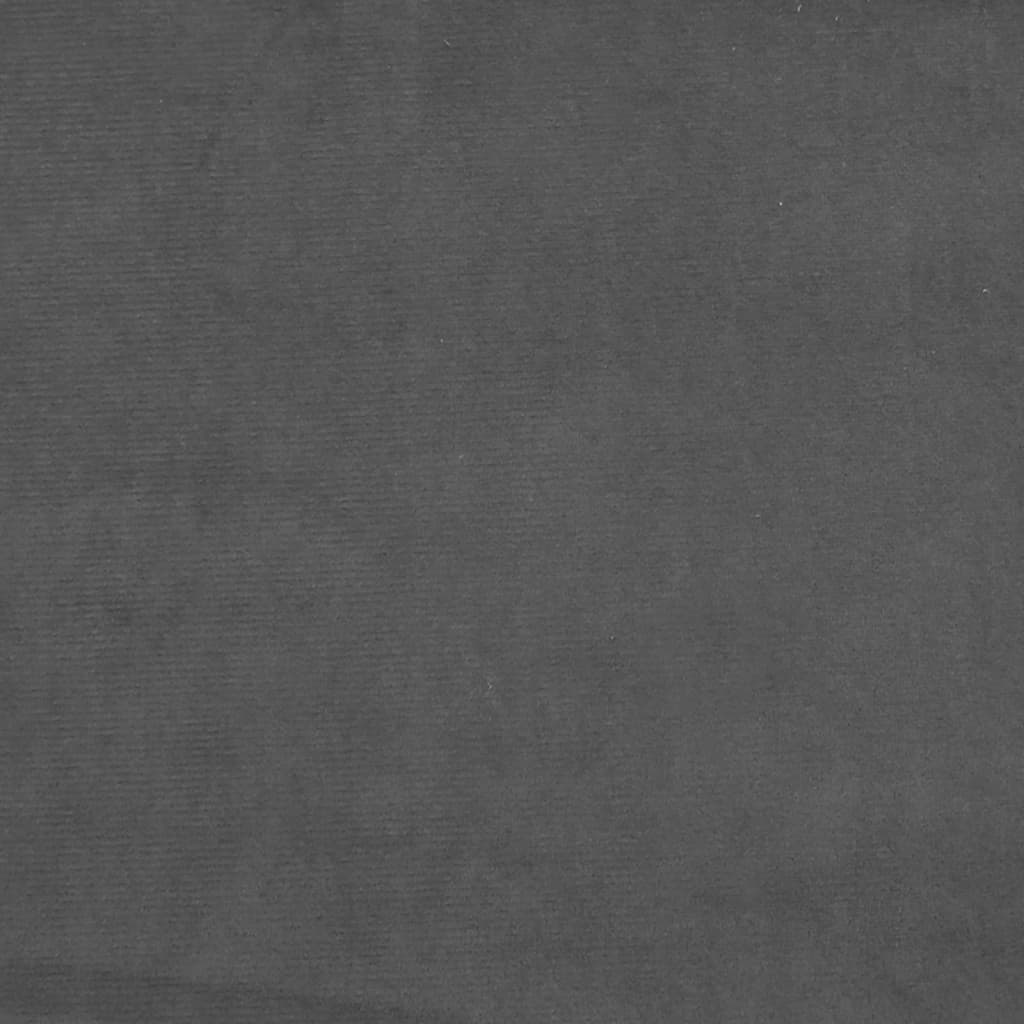 Esszimmerstuhl Drehbar Dunkelgrau Samt