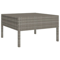 Thumbnail for 6-tlg. Garten-Lounge-Set mit Auflagen Poly Rattan Grau