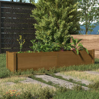 Thumbnail for Garten-Hochbeet Honigbraun 150x31x31 cm Massivholz Kiefer