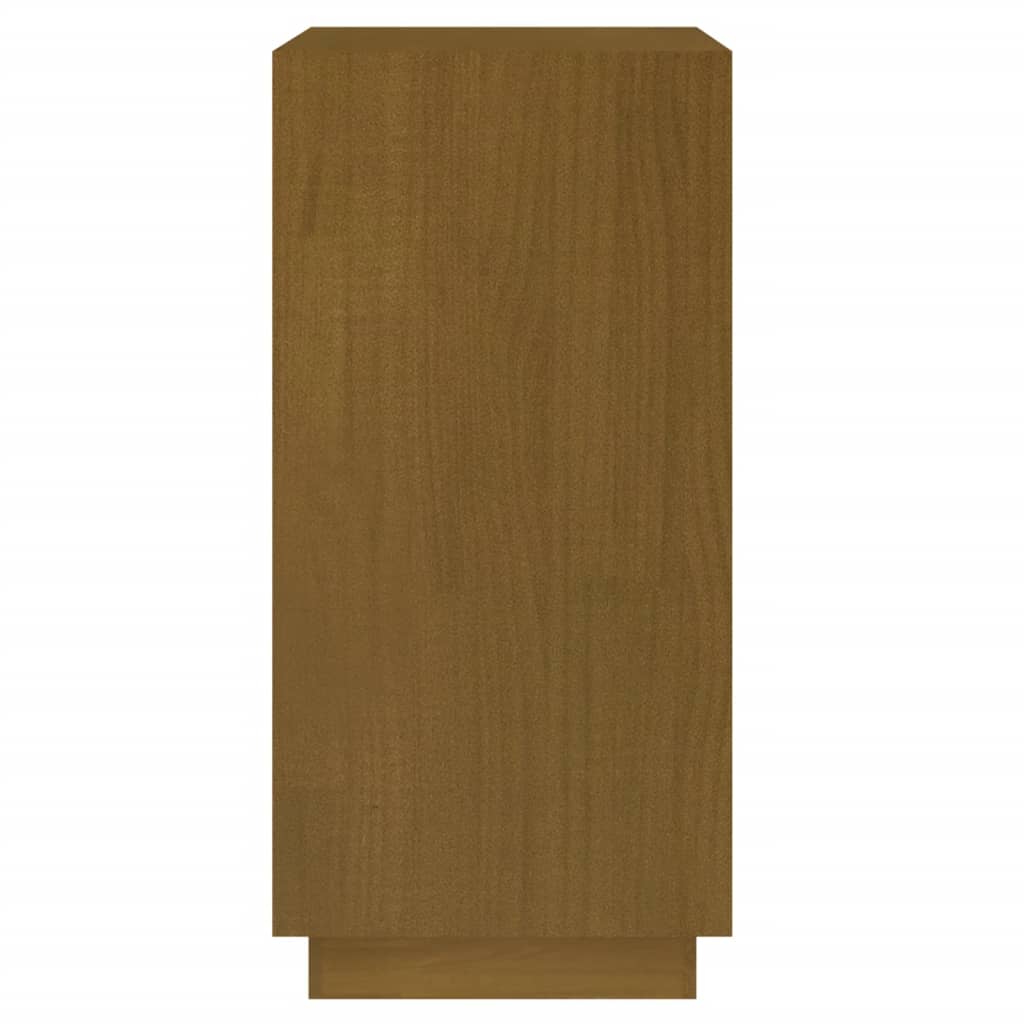 Bücherregal Honigbraun 40x35x71 cm Massivholz Kiefer