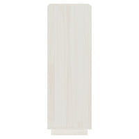 Thumbnail for Bücherregal/Raumteiler Weiß 40x35x103 cm Massivholz Kiefer