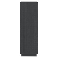 Thumbnail for Bücherregal/Raumteiler Grau 40x35x103 cm Massivholz Kiefer