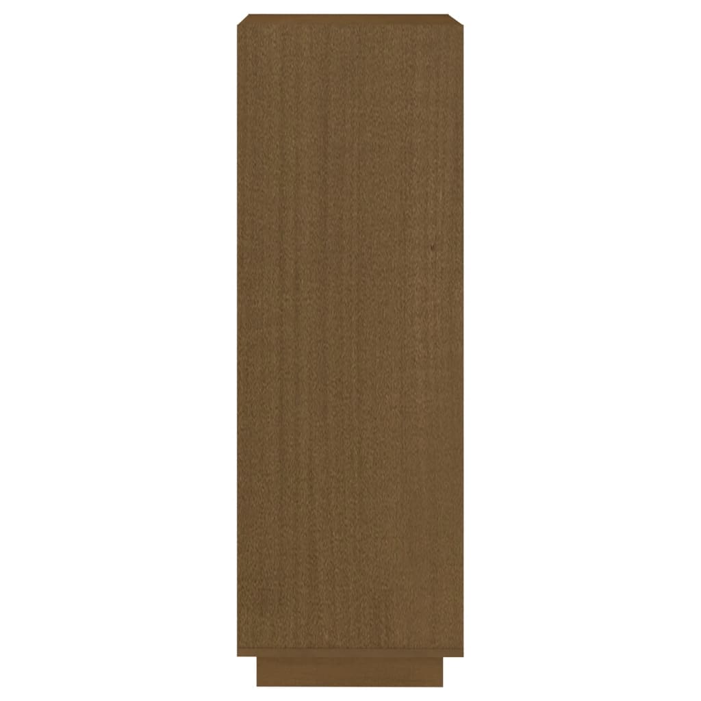 Bücherregal/Raumteiler Honigbraun Massivholz Kiefer