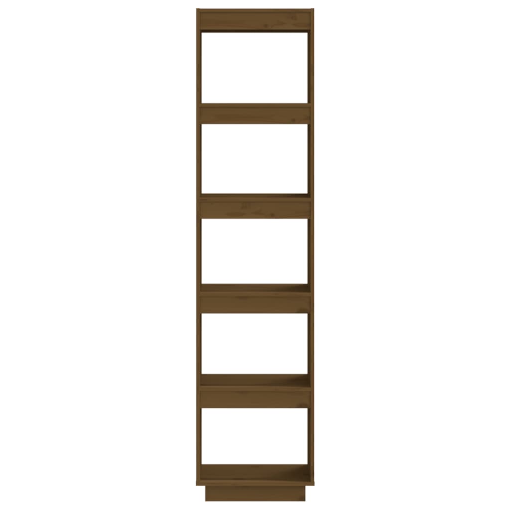 Bücherregal/Raumteiler Honigbraun 40x35x167cm Massivholz Kiefer