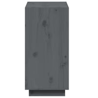 Thumbnail for Bücherregal Grau 60x35x71 cm Massivholz Kiefer