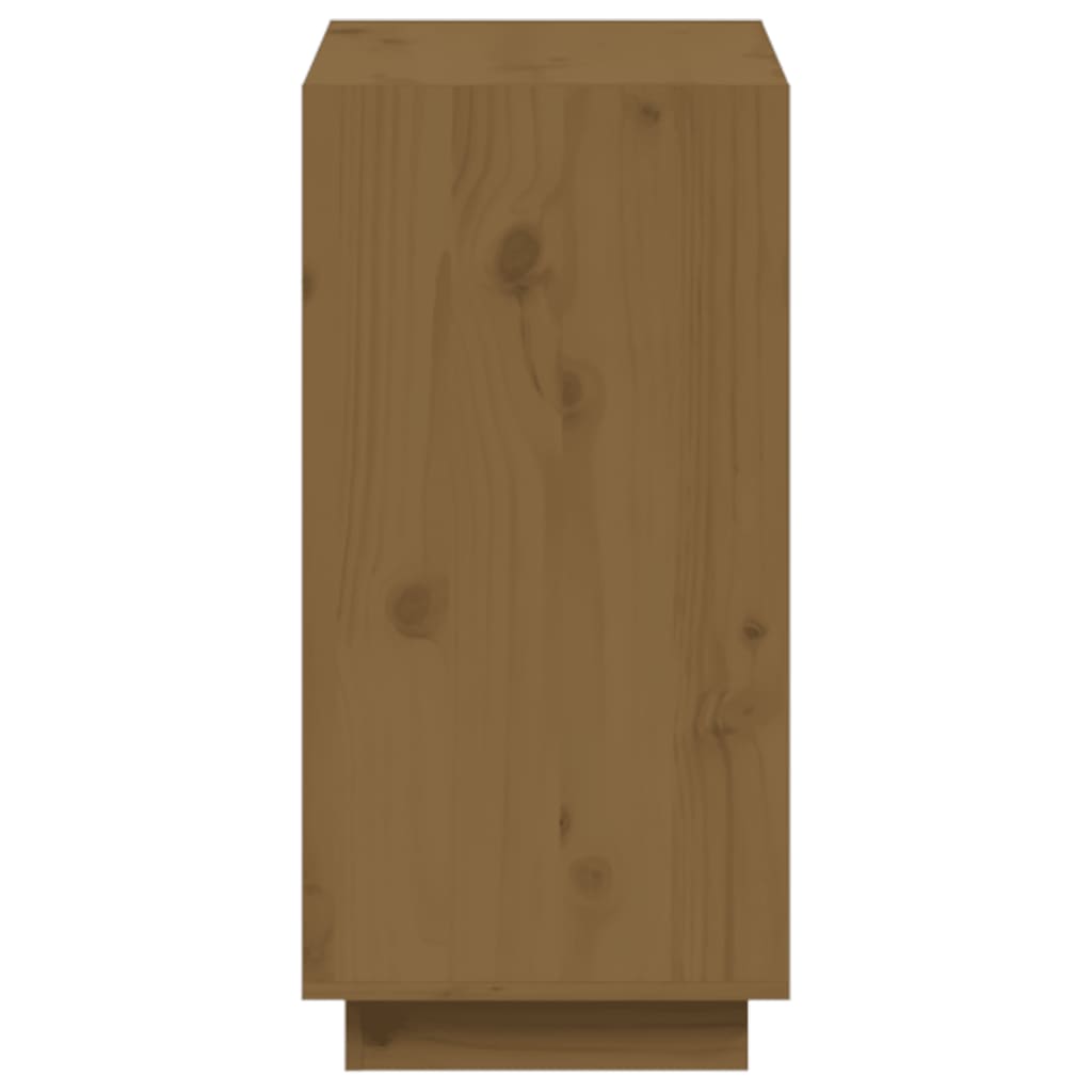 Bücherregal Honigbraun 60x35x71 cm Massivholz Kiefer