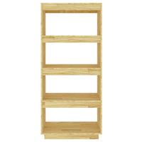 Thumbnail for Bücherregal/Raumteiler 60x35x135 cm Massivholz Kiefer