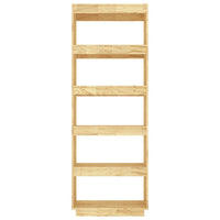 Thumbnail for Bücherregal/Raumteiler 60x35x167 cm Massivholz Kiefer