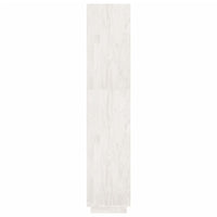 Thumbnail for Bücherregal/Raumteiler Weiß 60x35x167 cm Massivholz Kiefer