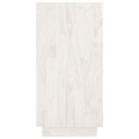 Thumbnail for Bücherregal Weiß 80x35x71 cm Massivholz Kiefer