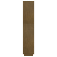 Thumbnail for Bücherregal/Raumteiler Honigbraun 80x35x167 cm Massivholz Kiefer