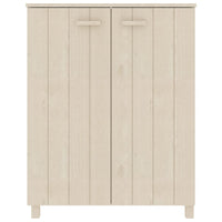 Thumbnail for Schuhschrank Honigbraun 85x40x108 cm Massivholz Kiefer