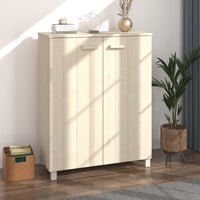 Thumbnail for Schuhschrank Honigbraun 85x40x108 cm Massivholz Kiefer