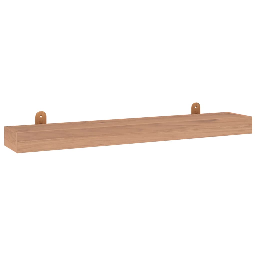 Wandregale 2 Stk. 90x15x6 cm Massivholz Teak