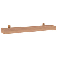 Thumbnail for Wandregale 2 Stk. 90x15x6 cm Massivholz Teak