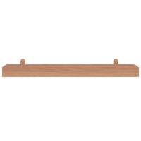 Thumbnail for Wandregale 2 Stk. 90x15x6 cm Massivholz Teak