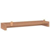 Thumbnail for Wandregale 2 Stk. 90x15x6 cm Massivholz Teak