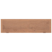 Thumbnail for Wandregale 2 Stk. 90x15x6 cm Massivholz Teak