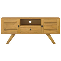 Thumbnail for TV-Schrank 110x30x50 cm Massivholz Teak