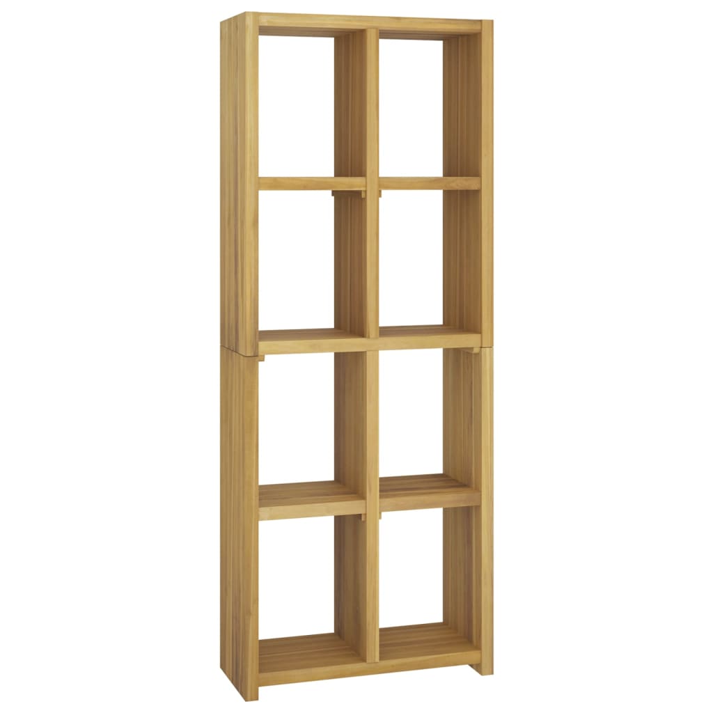 Bücherregal 70x30x180 cm Massivholz Teak