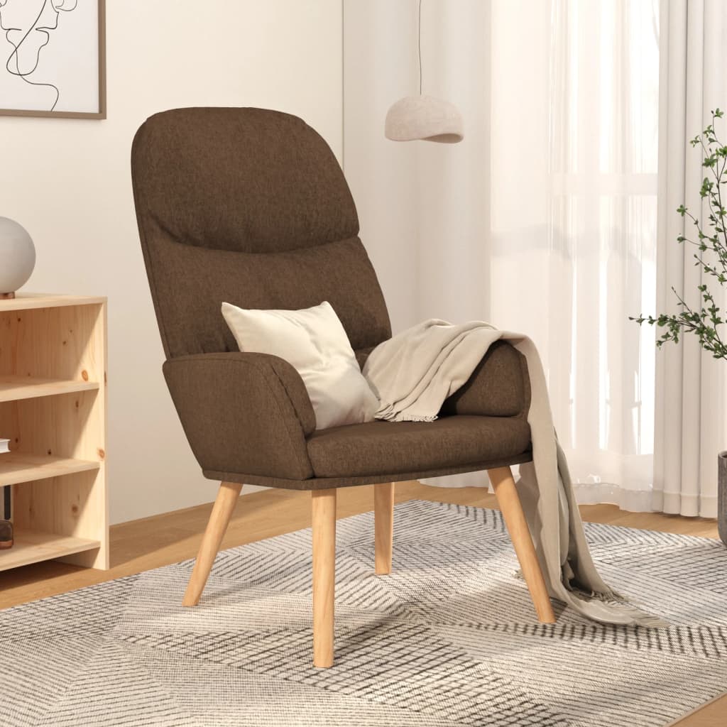 Relaxsessel Braun Stoff